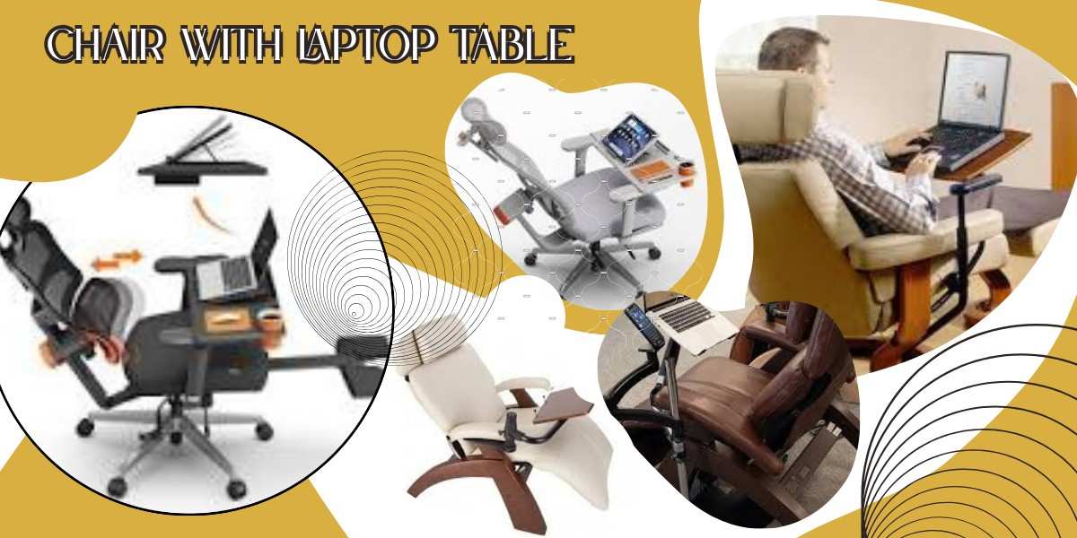 Chair With Laptop Table